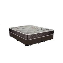 Cama Box King Colchão Aylla Espuma D33 Acolchões + Box Sintético 68x193x203