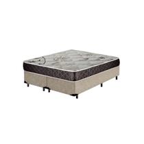 Cama Box King Colchão Aylla Espuma D33 Acolchões + Box Suede 70x193x203