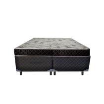 Cama Box King Colchão Aylla Espuma D33 NK Camas + Box Poliéster 68x193x203 Cama Box King Colchão Aylla Espuma D33 NK Camas + Box Poliéster 68x193x203