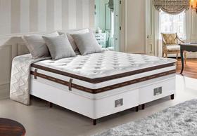 Cama Box King Colchão + Box 193x203 Molas Ensacadas Cama inBox Relax Pillow