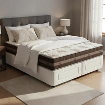 Cama Box King Colchão De Molas DAngelis Classic Superlastic 193cm Cama Box King Colchão De Molas DAngelis Classic Superlastic 193cm