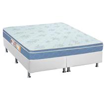 Cama Box King: Colchão Espuma Castor D45 Sleep Max + Base CRC Courano White(193x203) Cama Box King: Colchão Espuma Castor D45 Sleep Max + Base CRC Courano White(193x203)