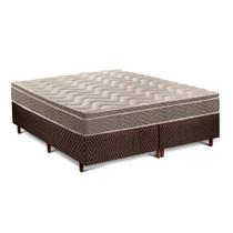 Cama Box King: Colchão Espuma D33 Paropas / Anatômico Confort Ultra Firme + Base CRC Fantasy Brown(193x203) Cama Box King: Colchão Espuma D33 Paropas / Anatômico Confort Ultra Firme + Base CRC Fantasy Brown(193x203)