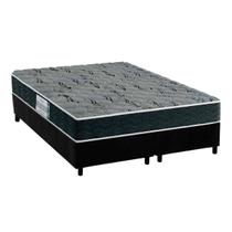 Cama Box King: Colchão Espuma D33 Probel Advanced Mega Resistente + Base CRC Suede Black(193x203) Cama Box King: Colchão Espuma D33 Probel Advanced Mega Resistente + Base CRC Suede Black(193x203)