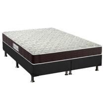 Cama Box King: Colchão Espuma Probel D33 Advanced + Base CRC Suede Black(193x203) Cama Box King: Colchão Espuma Probel D33 Advanced + Base CRC Suede Black(193x203)