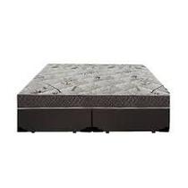 Cama Box King Colchão Molas Ensacadas + Box Bipartido Preta Cama Box King Colchão Molas Ensacadas + Box Bipartido Preta