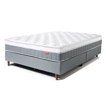 Cama Box King Colchão Molas Ensacadas D33 Power Sleep BF Colchões