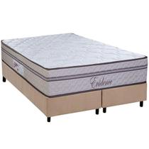 Cama Box King: Colchão Molas Ensacadas Paropas Evidence + Base CRC Suede Clean (193x203) Cama Box King: Colchão Molas Ensacadas Paropas Evidence + Base CRC Suede Clean (193x203)