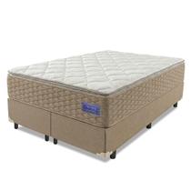 Cama Box King Colchão Ortopédico Magnus Molas Superlastic Pillow Top 193x203x76cm Hip Sleep Cama Box King Colchão Ortopédico Magnus Molas Superlastic Pillow Top 193x203x76cm Hip Sleep