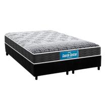 Cama Box King: Colchão Ortopédico Probel D28/EP Guarda Costas Prómiddle + Base CRC Suede Black(193x203)