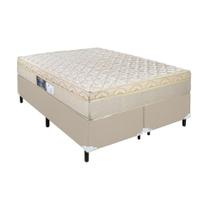 Cama Box King + Colchão Portobel De Mola Arezzo Gold Light