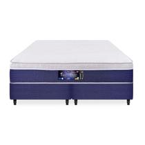 Cama Box King com Colchão Dabe Real Comfort - KING CALIFORNIANO - Molas - 178x198