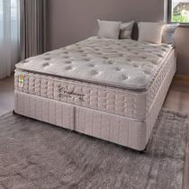 Cama Box King Confiance Molas Ensacadas Individualmente e Pillow Top 193x75cm Cama Box King Confiance Molas Ensacadas Individualmente e Pillow Top 193x75cm