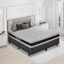 Cama Box King de Espuma Black &amp White Castor 193x203