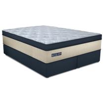 Cama Box King Gazin Royal Blue Premium Molas Ensacadas 193x203x72cm