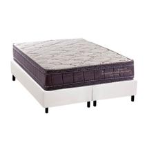 Cama Box King Inverno Verão Molas Ensacadas material sintético Branco Kappesberg Cama Box King Inverno Verão Molas Ensacadas material sintético Branco Kappesberg