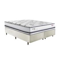 Cama Box King Molas Maxspring Herval Leeds, 69x193x203 cm Cama Box King Molas Maxspring Herval Leeds, 69x193x203 cm