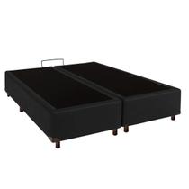 Cama Box King Preto Nature 193x203 Cama Box King Preto Nature 193x203