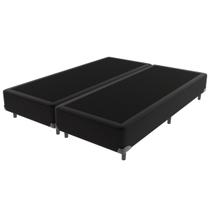 Cama Box King Preto V-Store 193x203x44