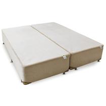 Cama Box KING SIZE Bipartido Lyon Blanc - 193x203