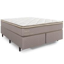 Cama Box King Size Herval Lucca, de Molas Ensacadas, 66x193x203 cm