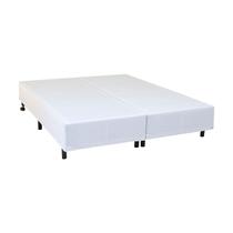 Cama Box King Size Simples Mega Colchões Branco - 178x198
