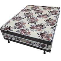 Cama Box Luxo Casal Ortopédica 138x188x40cm Bio Flex Cor Marrom