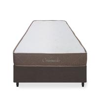 Cama Box mais Colchão Novo Orthomaster SOLTEIRO - Espuma D65 - 088x188