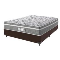 Cama Box Marrom e Colchão Evolution Molas Ensacadas Viúvo Probel Cama Box Marrom e Colchão Evolution Molas Ensacadas Viúvo Probel