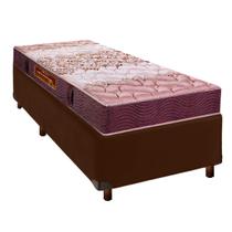 Cama Box Marrom Solteiro + Colchão D26 Cama Box Marrom Solteiro + Colchão D26