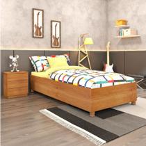 Cama Box Mônaco Solteiro Madeira Reflorestada Tcil Móveis