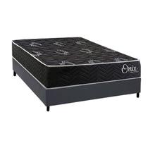 Cama Box NOVO + Colchão Anatômico Kappesberg D28 Onix + Base CRC Corano Gray Cama Box NOVO + Colchão Anatômico Kappesberg D28 Onix + Base CRC Corano Gray