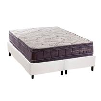 Cama Box NOVO + Colchão Molas Kappesberg Ensacadas Inverno Verão + Base CRC Courano White Cama Box NOVO + Colchão Molas Kappesberg Ensacadas Inverno Verão + Base CRC Courano White