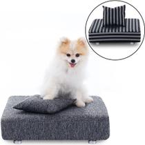 Cama Box Para Cachorro + 2 Travesseiros + 2 Capas - Caminha Pet - BF Colchões