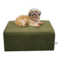 Cama Box Para Cachorro e Pet Quadrado Confortável Luna Velu - Matrix