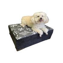 Cama Box Para Pet Suede Preto 16x50x60