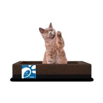 Cama box PET Cachorro / Gato Médio PróPet Foam MarromPreto (75x55x10) - Probel