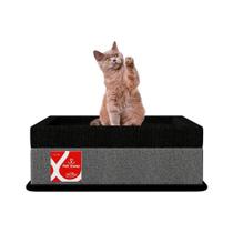 Cama box PET Cachorro / Gato Pequeno Sleep Plus Cinza/Preto (45x55x15) - Pelmex - Probel