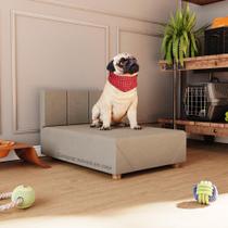 Cama Box Pet Cachorro Porte Menor 60 cm Agata Cor Bege - Comprar Moveis em Casa