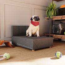 Cama Box Pet Cachorro Porte Menor 60 cm Magie Cor Cinza - Comprar Moveis em Casa