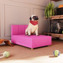 Cama Box Pet Cachorro Porte Menor 60 cm Magie Cor Pink - Comprar Moveis em Casa