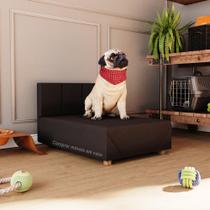 Cama Box Pet Dog Porte Menor 60 cm Cor Marrom - Comprar Moveis em Casa