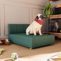 Cama Box Pet Dog Retriever Cachorro Porte Grande 80 cm Cor Azul - Comprar Moveis em Casa - Comprar Móveis em Casa