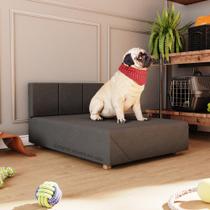 Cama Box Pet Dog Retriever Cachorro Porte Grande 80 cm Cor Cinza - Comprar Moveis em Casa