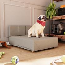 Cama Box Pet Dog Retriever Cachorro Porte Grande 80 cm Cor Nude - Comprar Moveis em Casa - Comprar Móveis em Casa