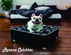 Cama Box Pet Sleep Black Cães E Gatos Rosana Colchões