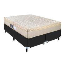 Cama Box Preta Queen Arezzo Molas Ensacadas