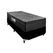 Cama Box Preta Solteiro Arezzo Black Molas Ensacadas Cama Box Preta Solteiro Arezzo Black Molas Ensacadas