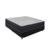 Cama Box Preto Casal Conjunto Extra Firme Airtech Ortobom Cama Box Preto Casal Conjunto Extra Firme Airtech Ortobom
