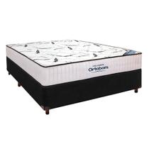 Cama Box Preto + Colchão Casal High Foam Ortobom Cama Box Preto + Colchão Casal High Foam Ortobom
